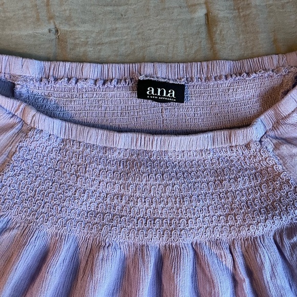 Ana purplee peasant top - Picture 2 of 3